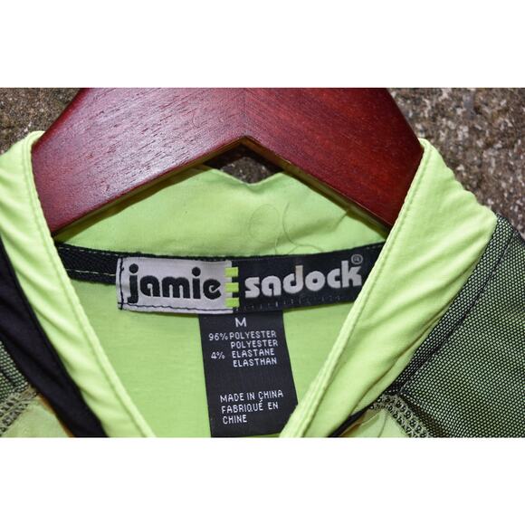 Jamie Sadock Lime Green Performance Top - Size M - Picture 4 of 4